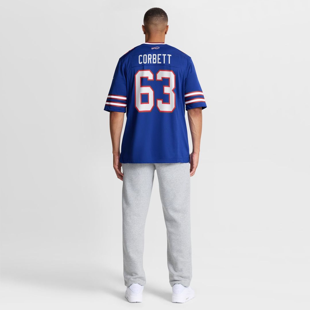 Buffalo Bills Austin Corbett Nike Team Game Jersey - Royal