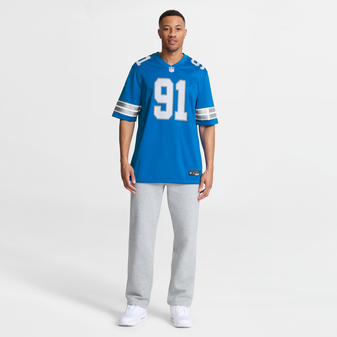 Detroit Lions Tyleik Williams Nike Team Game Jersey - Blue