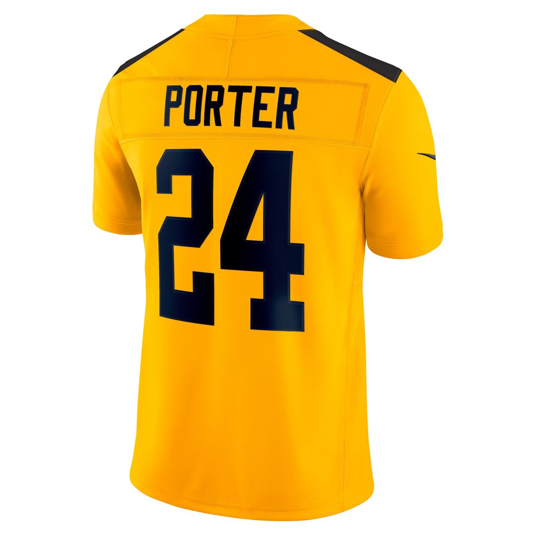 Pittsburgh Steelers Joey Porter Jr. Nike Alternate 1933 Throwback Vapor F.U.S.E. Limited Jersey - Gold