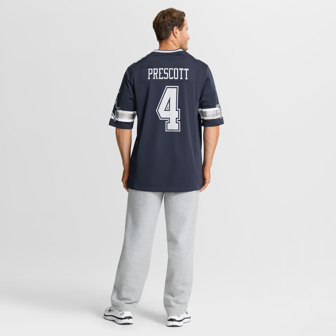 Dallas Cowboys Dak Prescott Nike Game Team Jersey - Navy