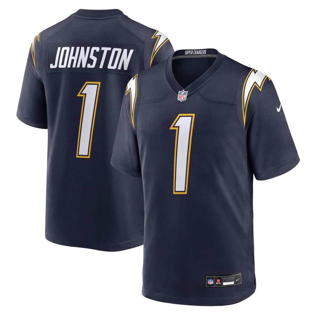 Los Angeles Chargers Quentin Johnston Nike Game Player Jersey - Powder Blue