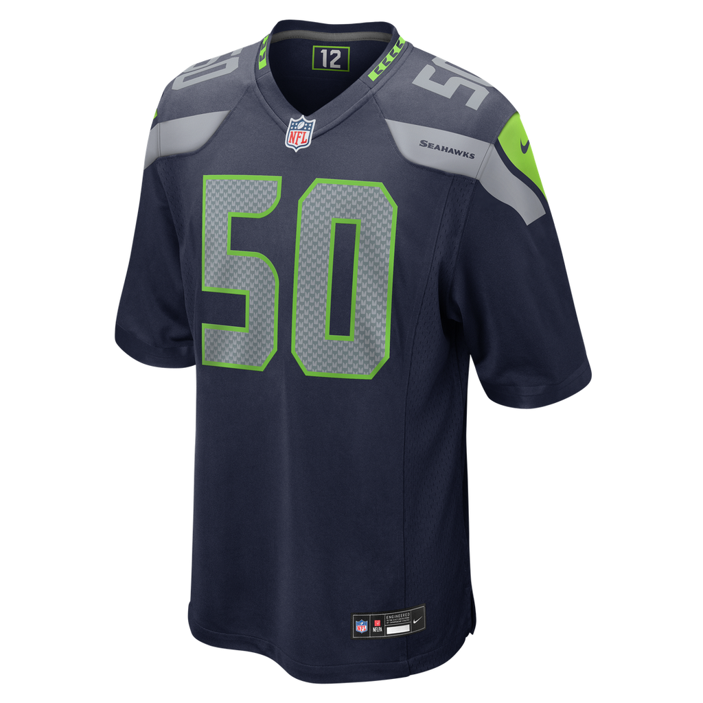 Seattle Seahawks Jared Ivey Nike Team Game Jersey - College Navy