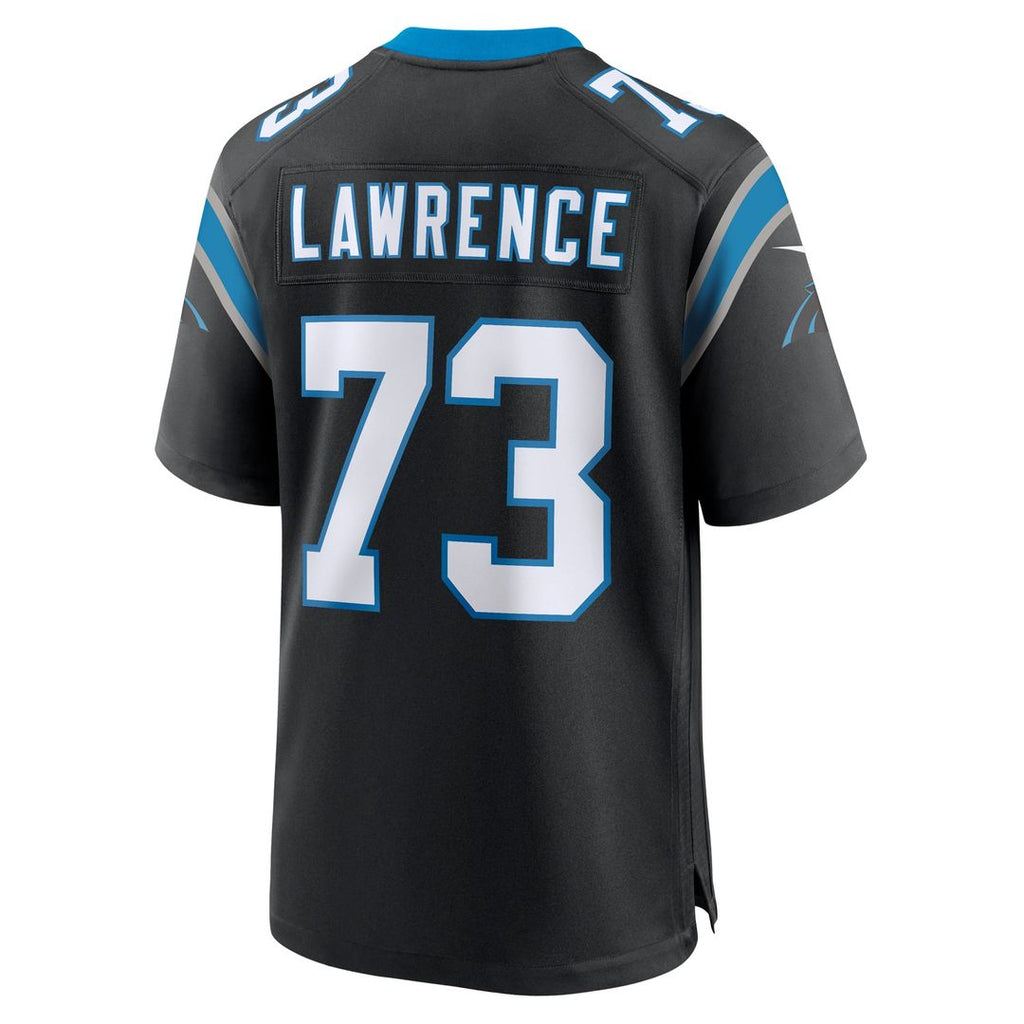 Carolina Panthers Rashard Lawrence Nike Game Jersey - Black
