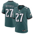 Philadelphia Eagles Quinyon Mitchell Nike Player Game Jersey - Midnight Green