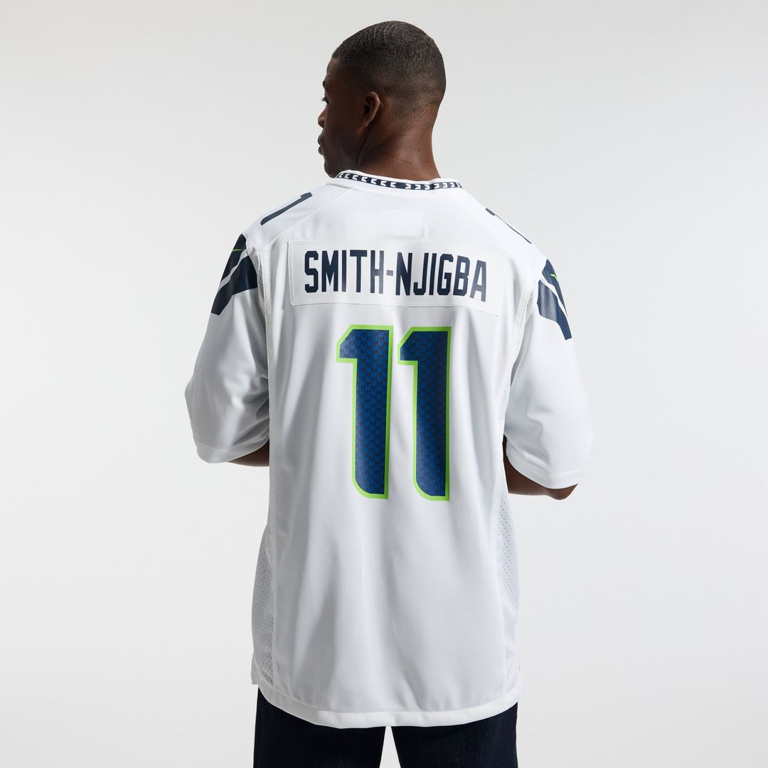 Seattle Seahawks Jaxon Smith-Njigba Nike Throwback Player Game Jersey - Royal
