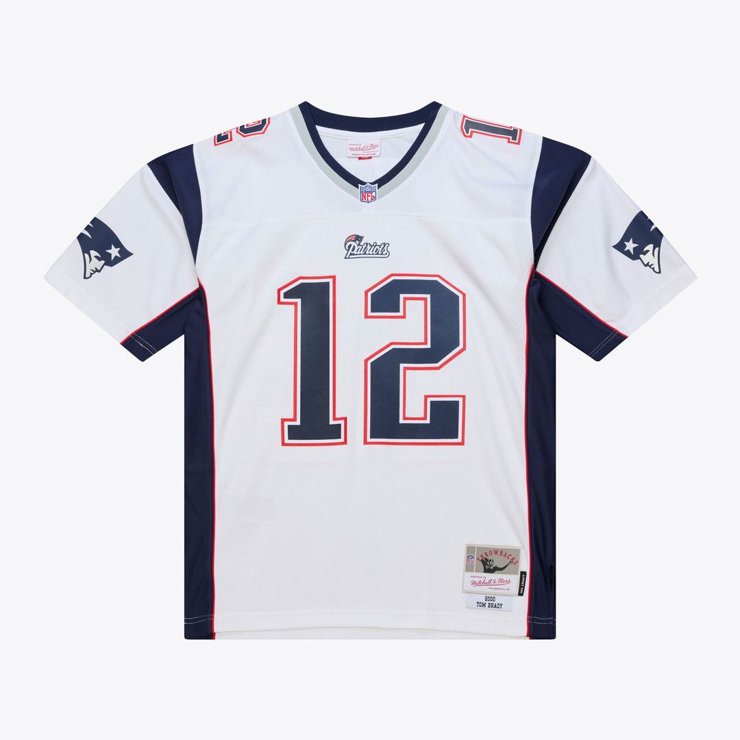 New England Patriots Tom Brady Mitchell & Ness 2000 Legacy Replica Jersey - White
