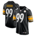 Pittsburgh Steelers Derrick Harmon Nike Game Player Jersey - Black