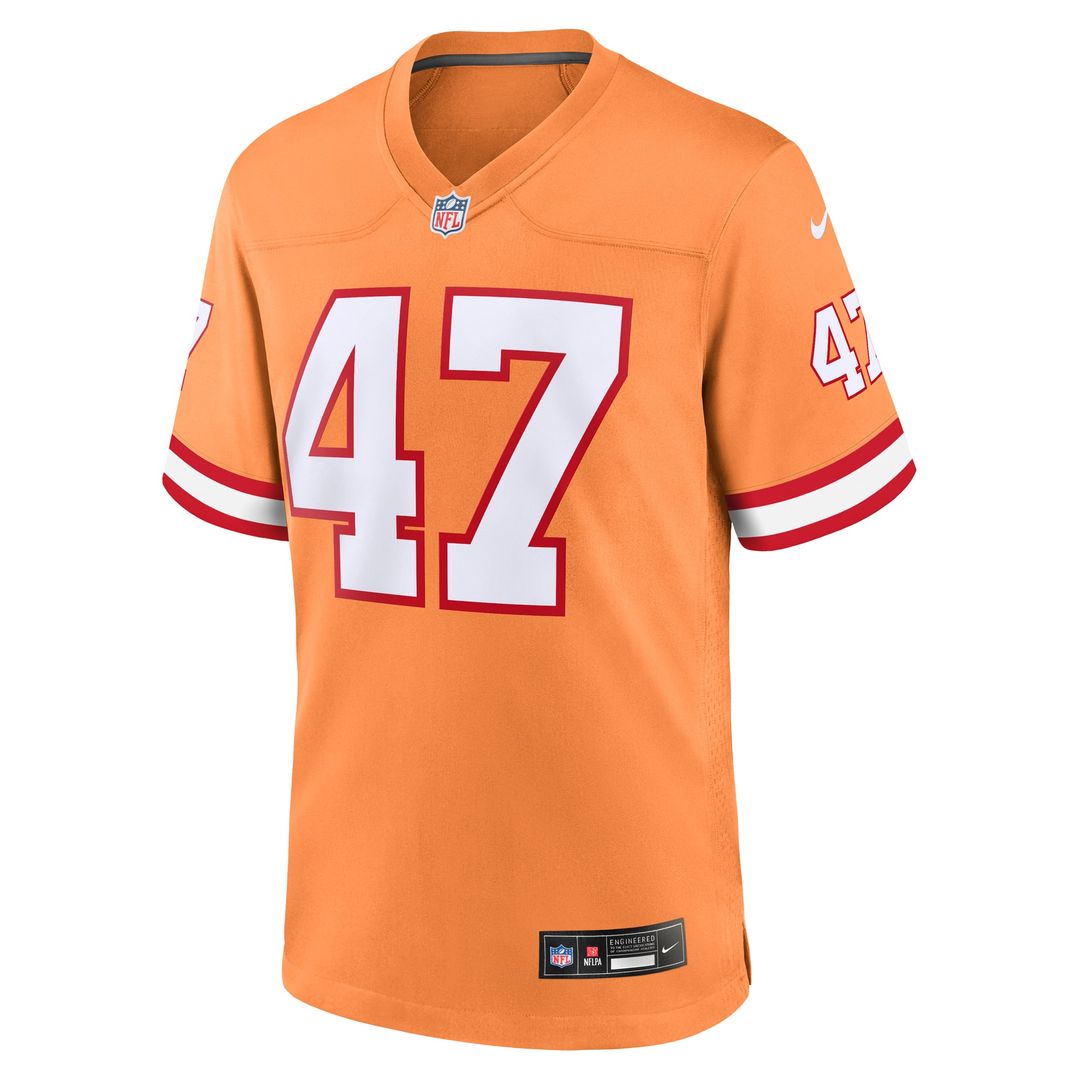 Tampa Bay Buccaneers John Lynch Nike Throwback Game Jersey - Orange