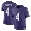 Baltimore Ravens Zay Flowers Nike Team Vapor F.U.S.E. Stitched Limited Jersey - Purple