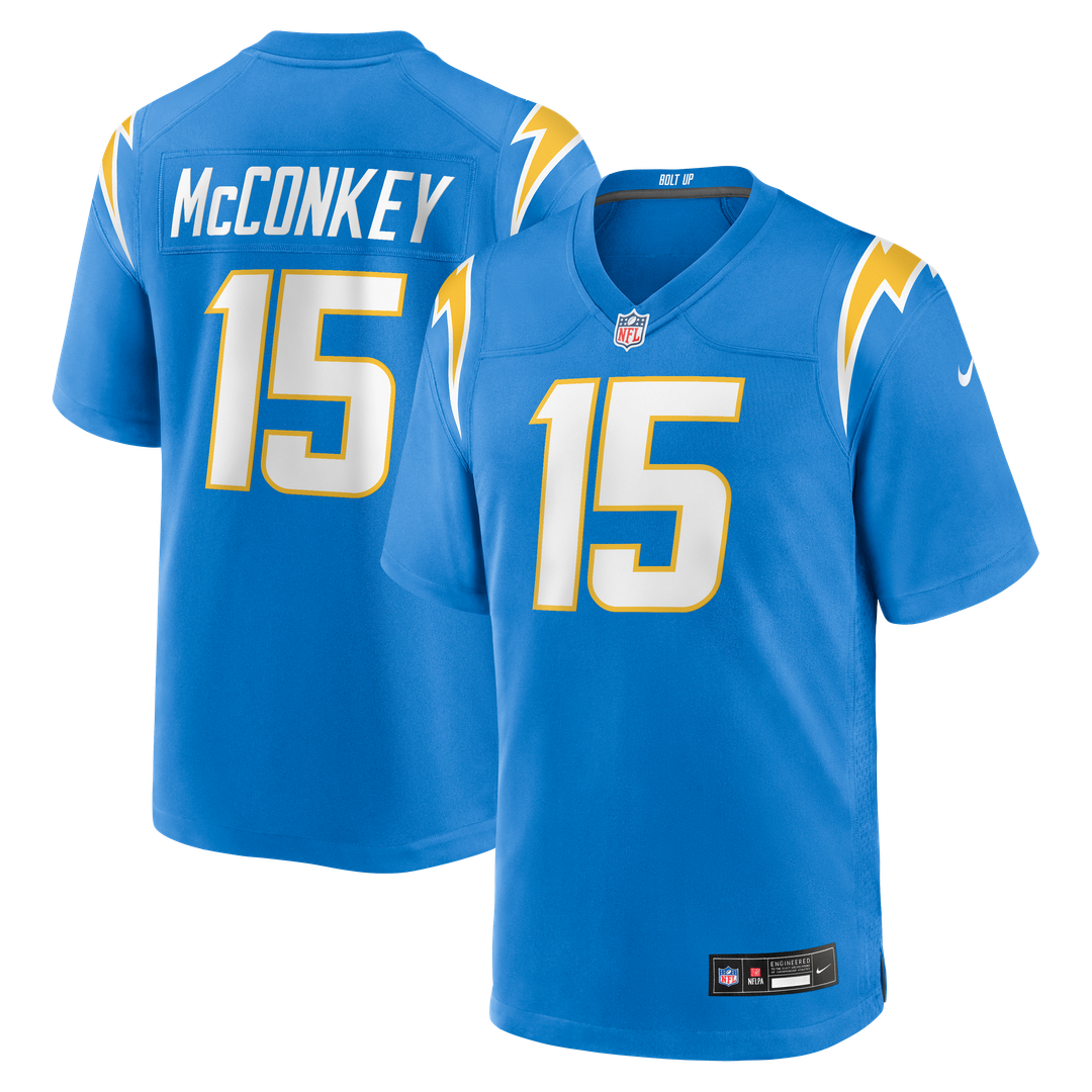 Los Angeles Chargers Ladd McConkey Nike Alternate Super Chargers Game Player Jersey - Navy