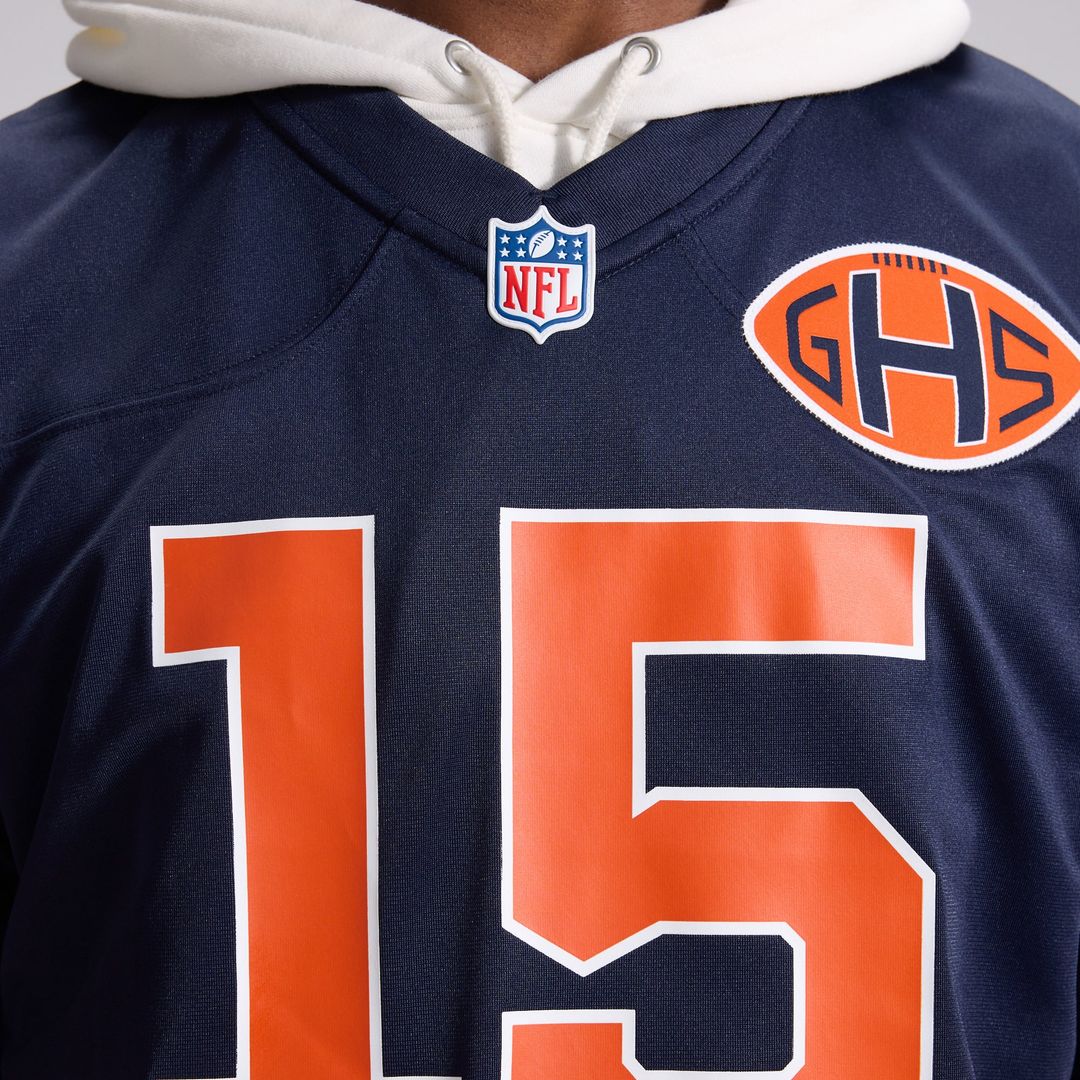 Chicago Bears Rome Odunze Nike 2026 Rivalries Collection Game Jersey - Navy