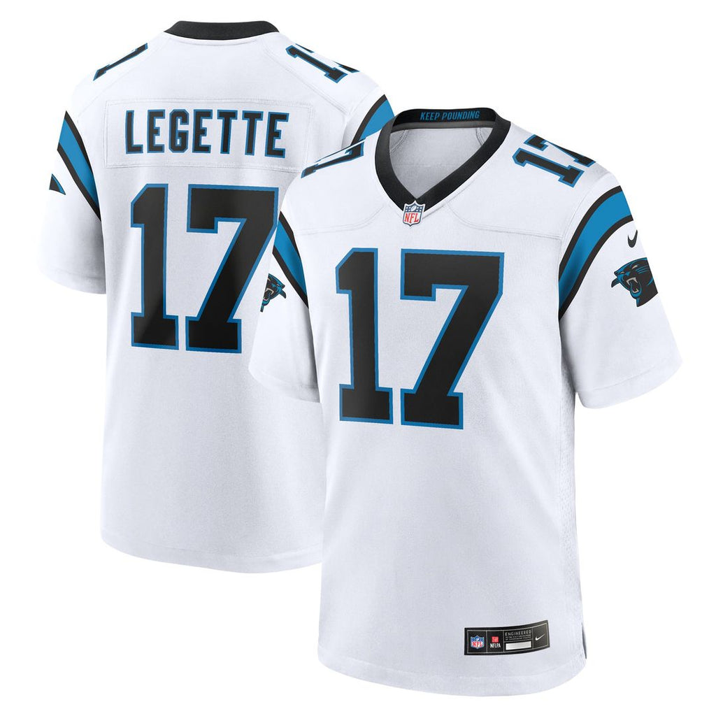 Carolina Panthers Xavier Legette Nike Game Jersey - White