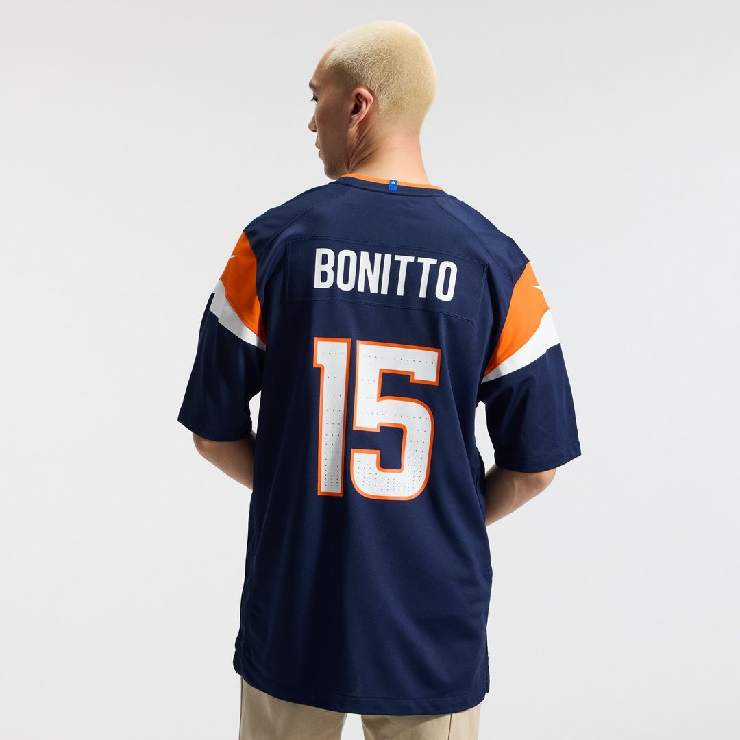 Denver Broncos Nik Bonitto Nike Team Game Jersey - Orange