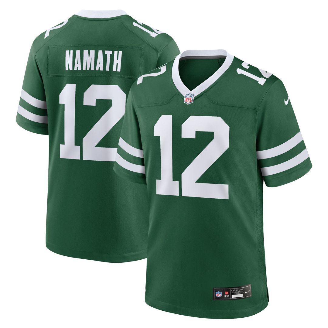 New York Jets Joe Namath Nike Game Jersey - Legacy Green