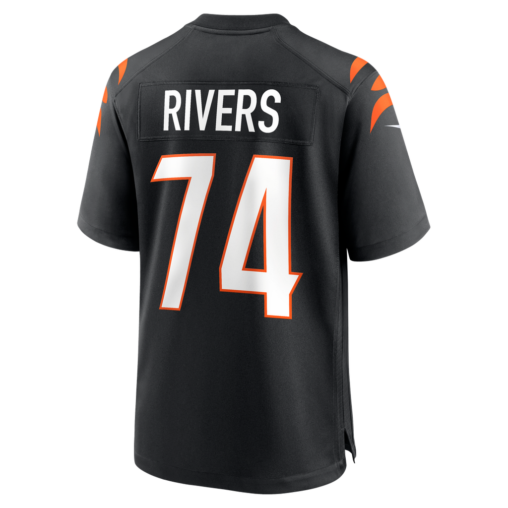 Cincinnati Bengals Jalen Rivers Nike Team Game Jersey - Black