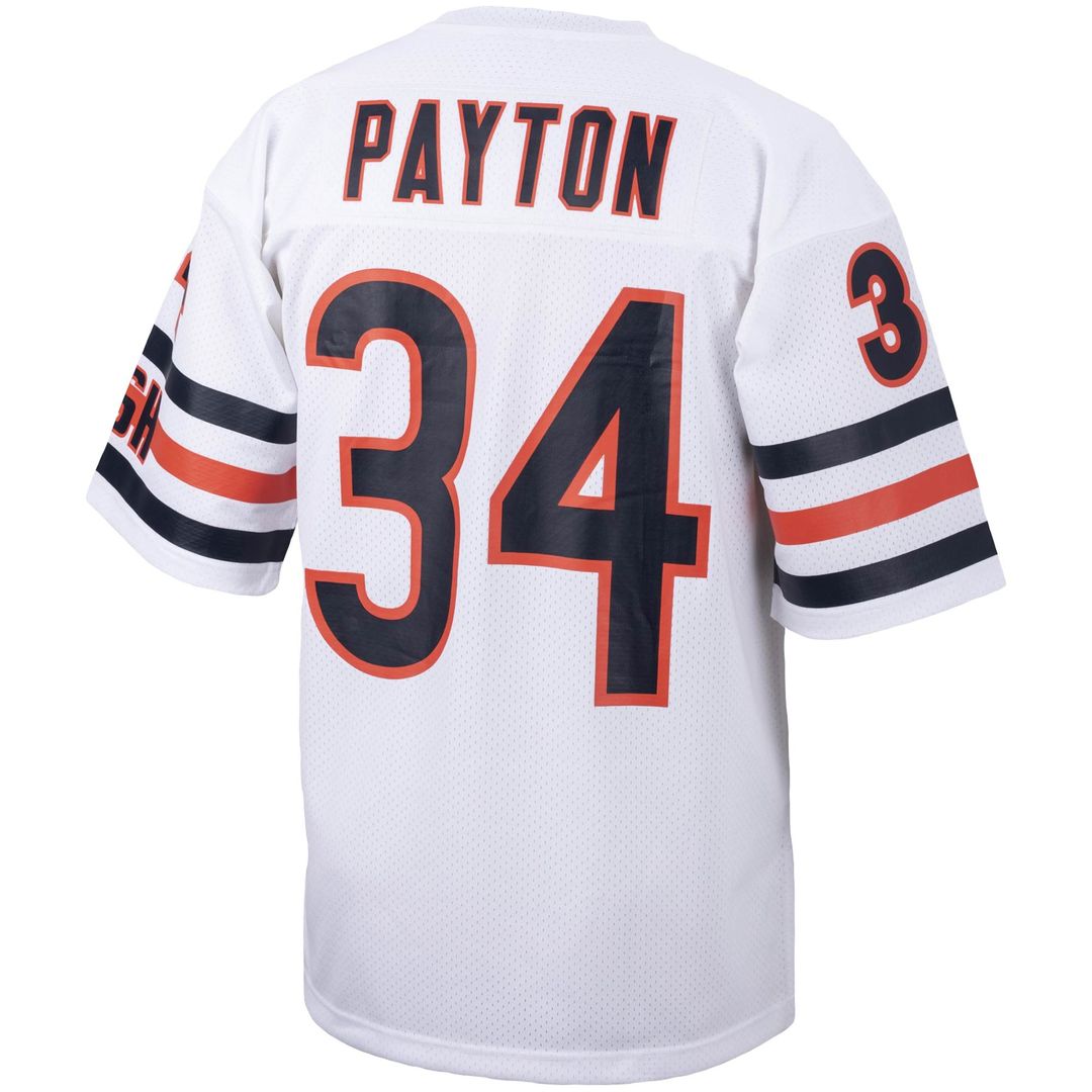 Chicago Bears 1985 Walter Payton Mitchell & Ness Authentic Throwback Retired Player Jersey - White