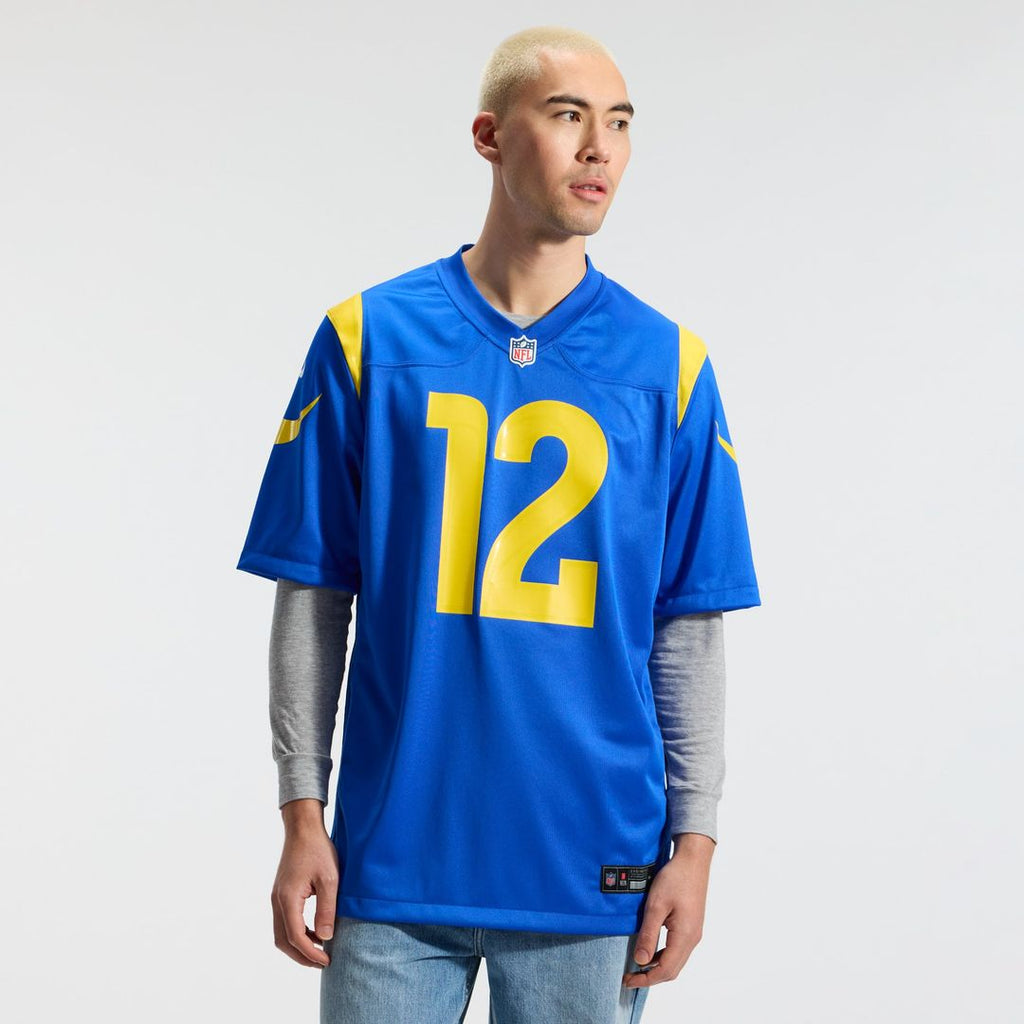 Los Angeles Rams Puka Nacua Nike Game Player Jersey - White