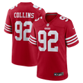 San Francisco 49ers Alfred Collins Nike Team Game Jersey - Scarlet