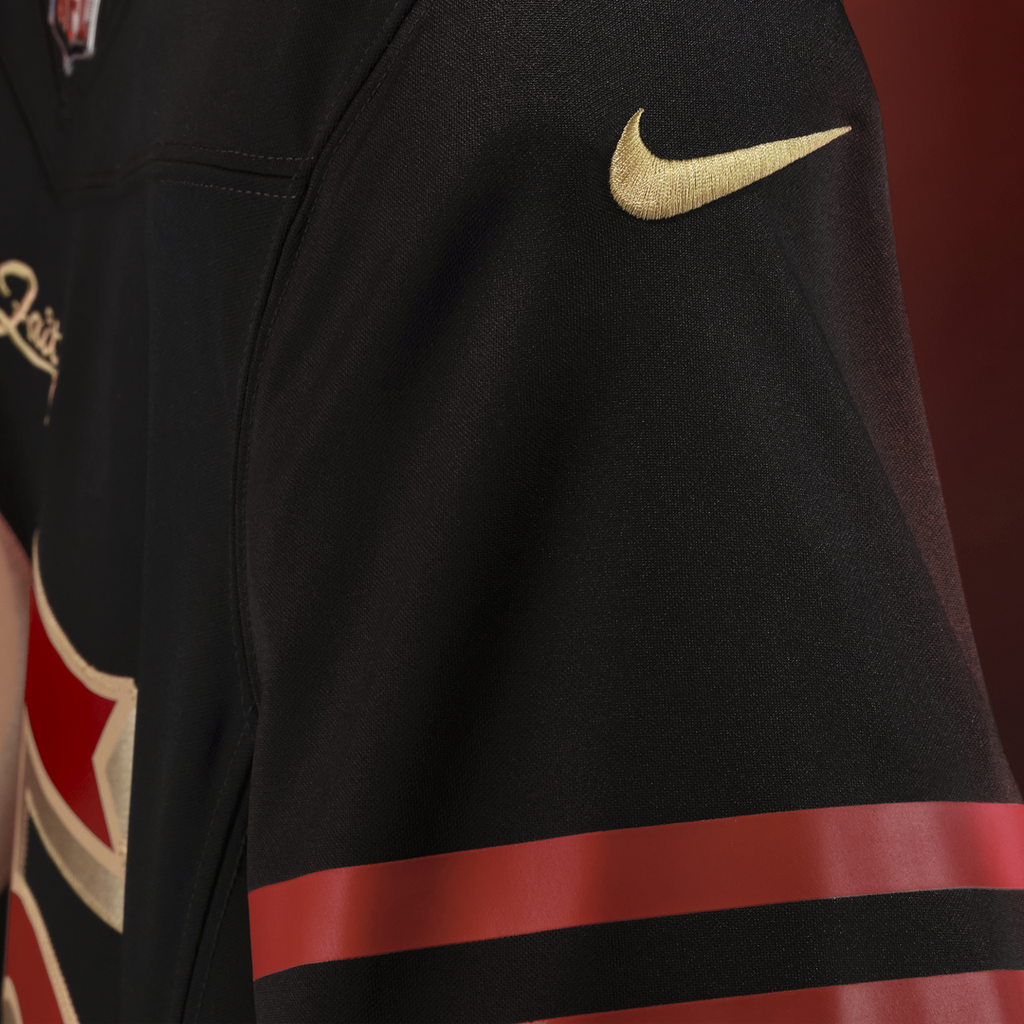 San Francisco 49ers The Faithful Nike Rivalries Collection Stitched Limited Jersey - Black