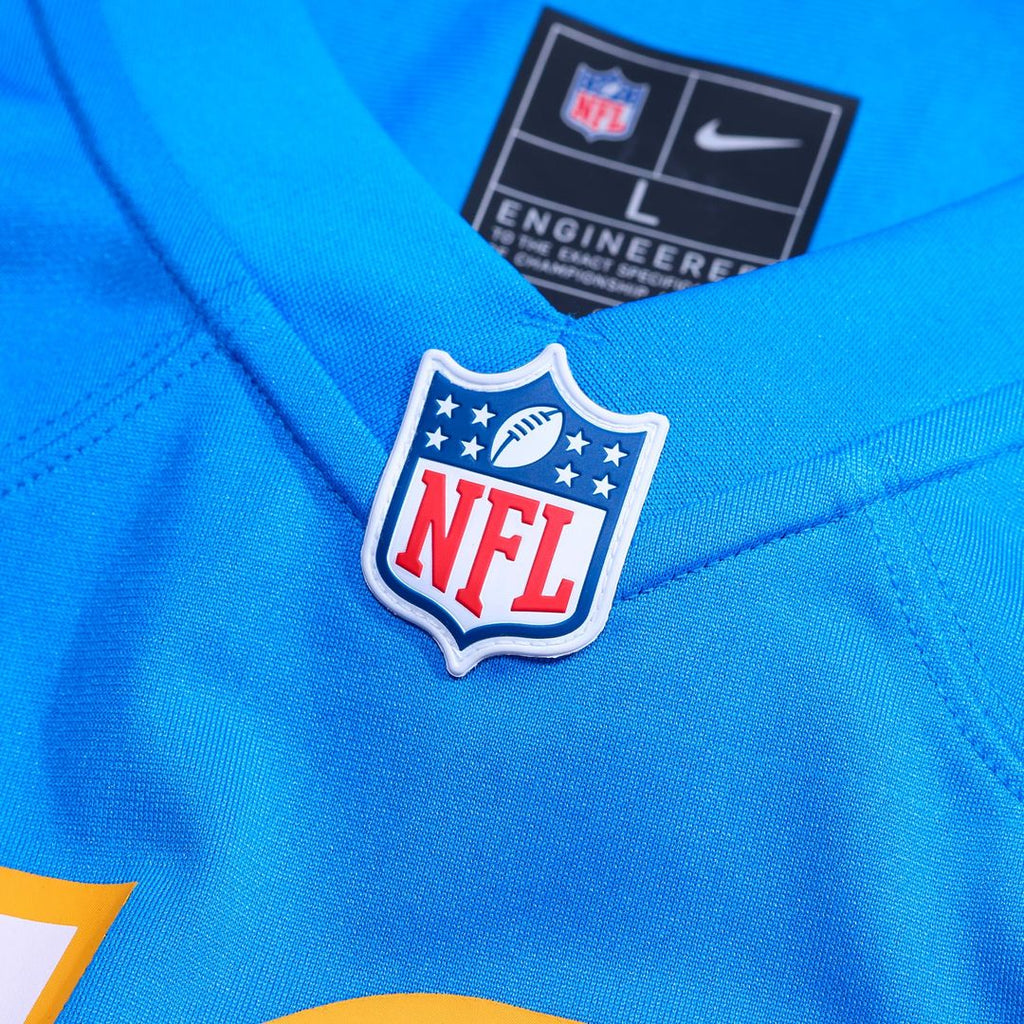 Los Angeles Chargers Number 1 Groom Nike Game Jersey - Powder Blue