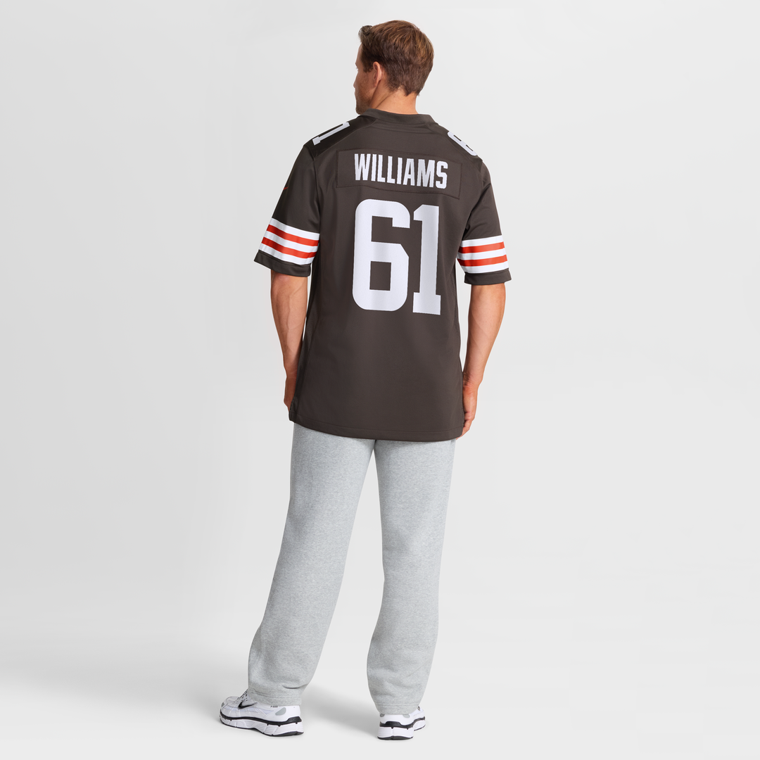 Cleveland Browns Chris Williams Nike Team Game Jersey - Brown