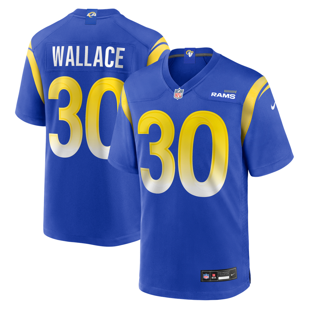 Los Angeles Rams Josh Wallace Nike Game Jersey - Royal