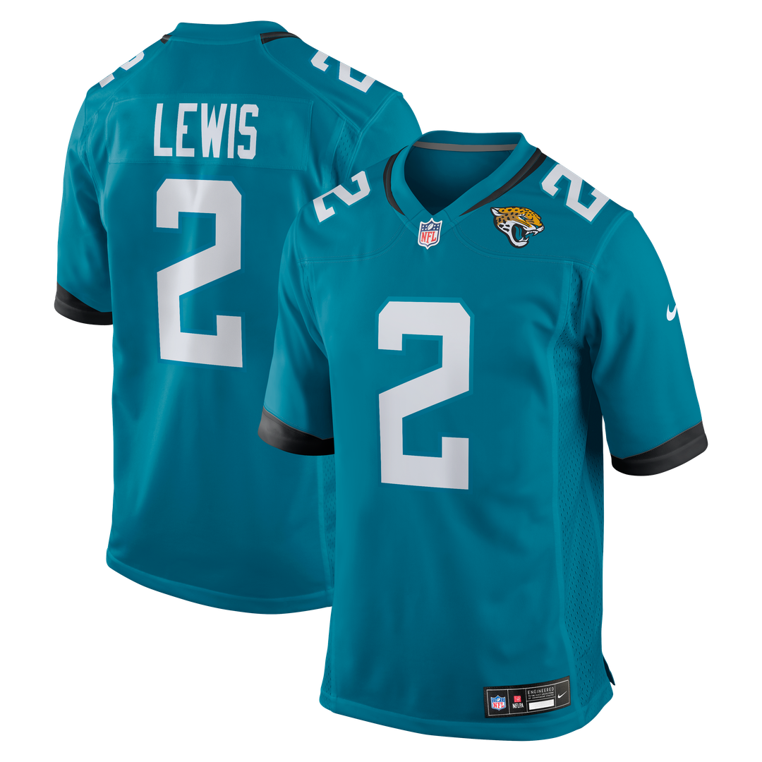 Jacksonville Jaguars Jourdan Lewis Nike Team Game Jersey - Teal