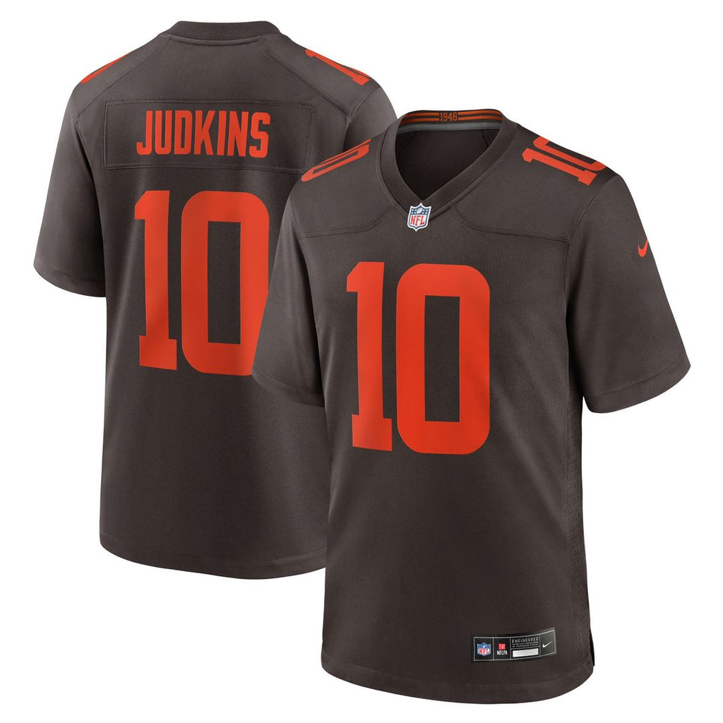 Cleveland Browns Quinshon Judkins Nike Alpha Dawg Game Jersey - Brown
