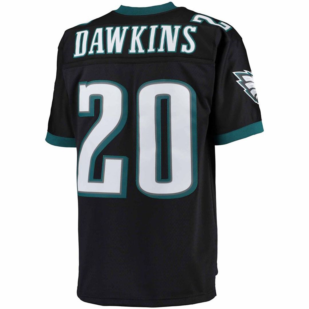 Philadelphia Eagles Brian Dawkins Mitchell & Ness Big & Tall 2004 Retired Player Replica Jersey - Black