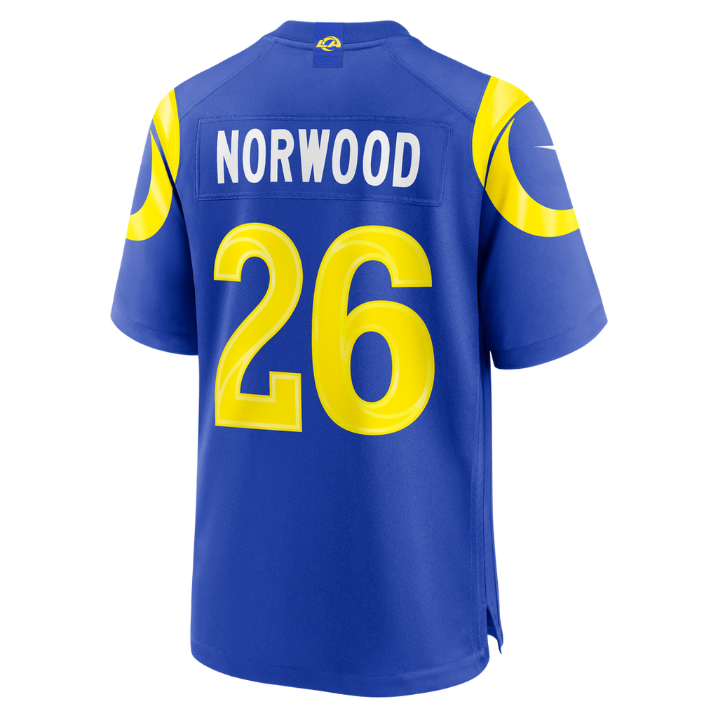 Los Angeles Rams Drey Norwood Nike Game Jersey - Royal