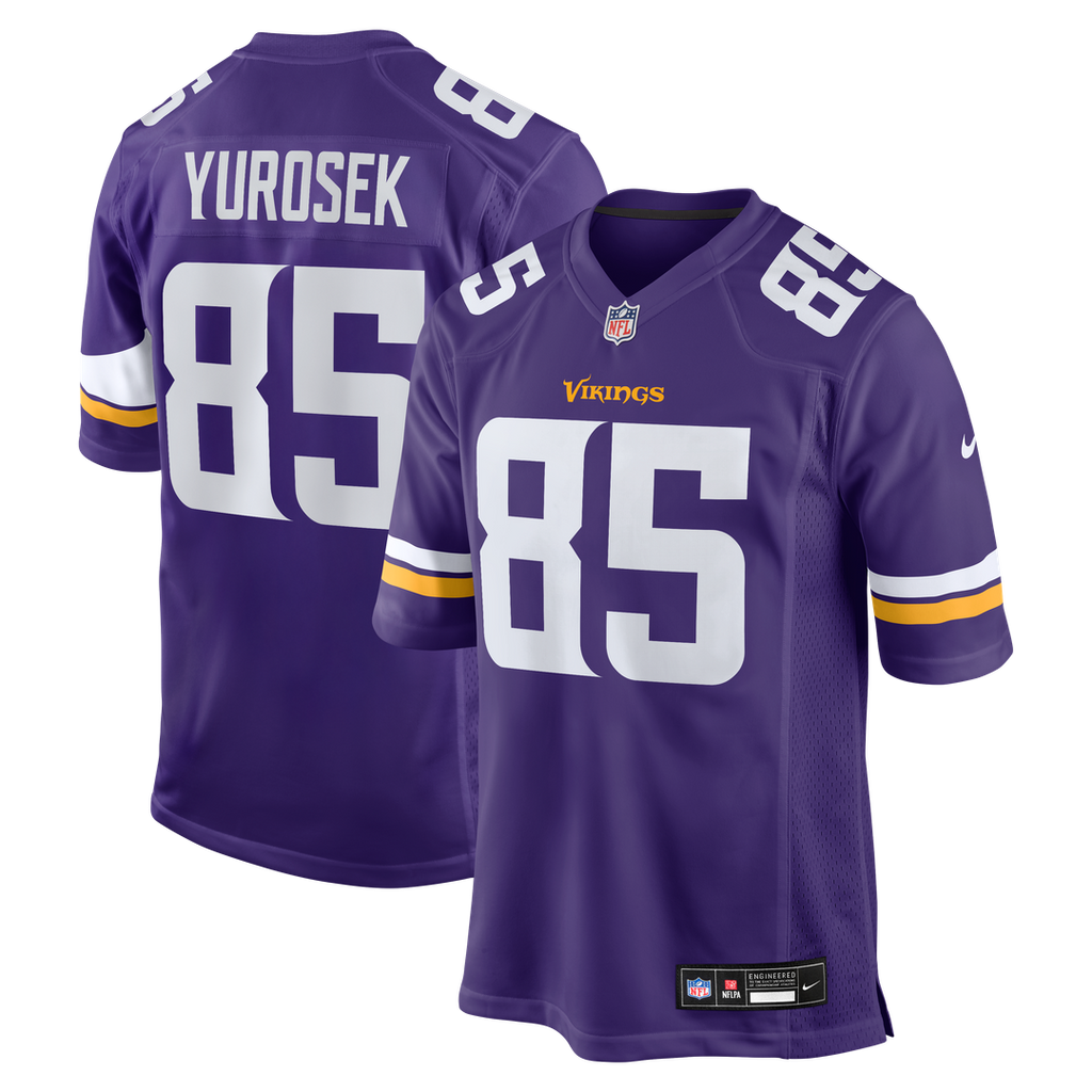 Minnesota Vikings Ben Yurosek Nike Team Game Jersey - Purple