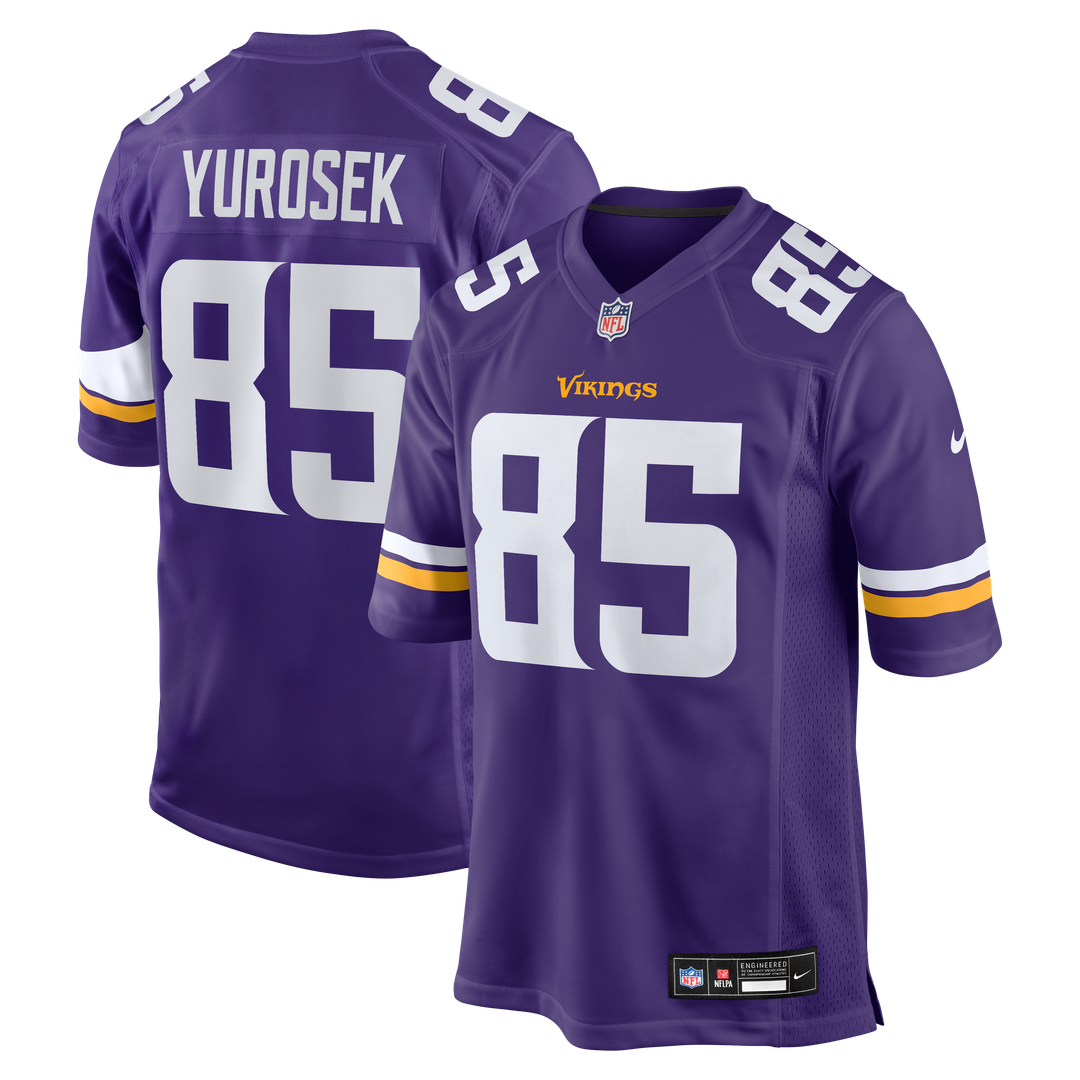 Minnesota Vikings Ben Yurosek Nike Team Game Jersey - Purple