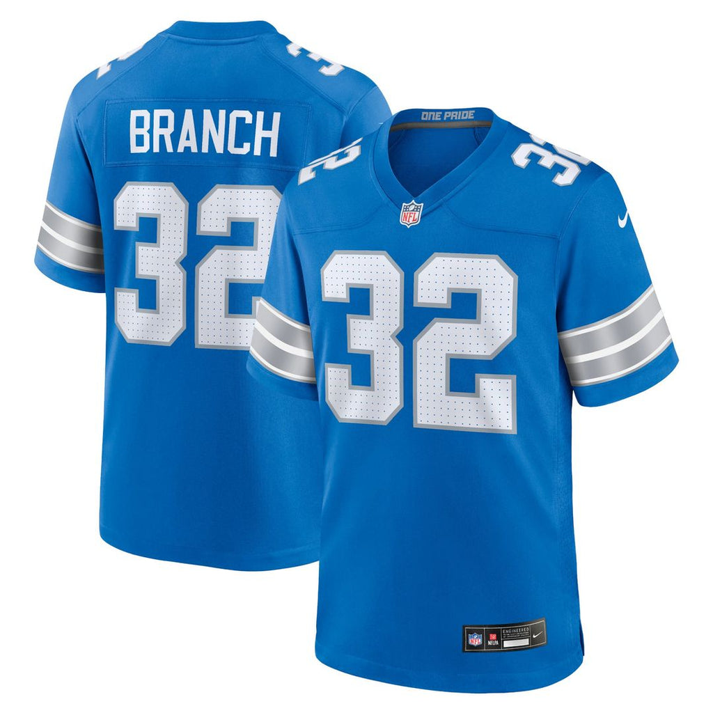 Detroit Lions Brian Branch Nike Game Jersey - Blue