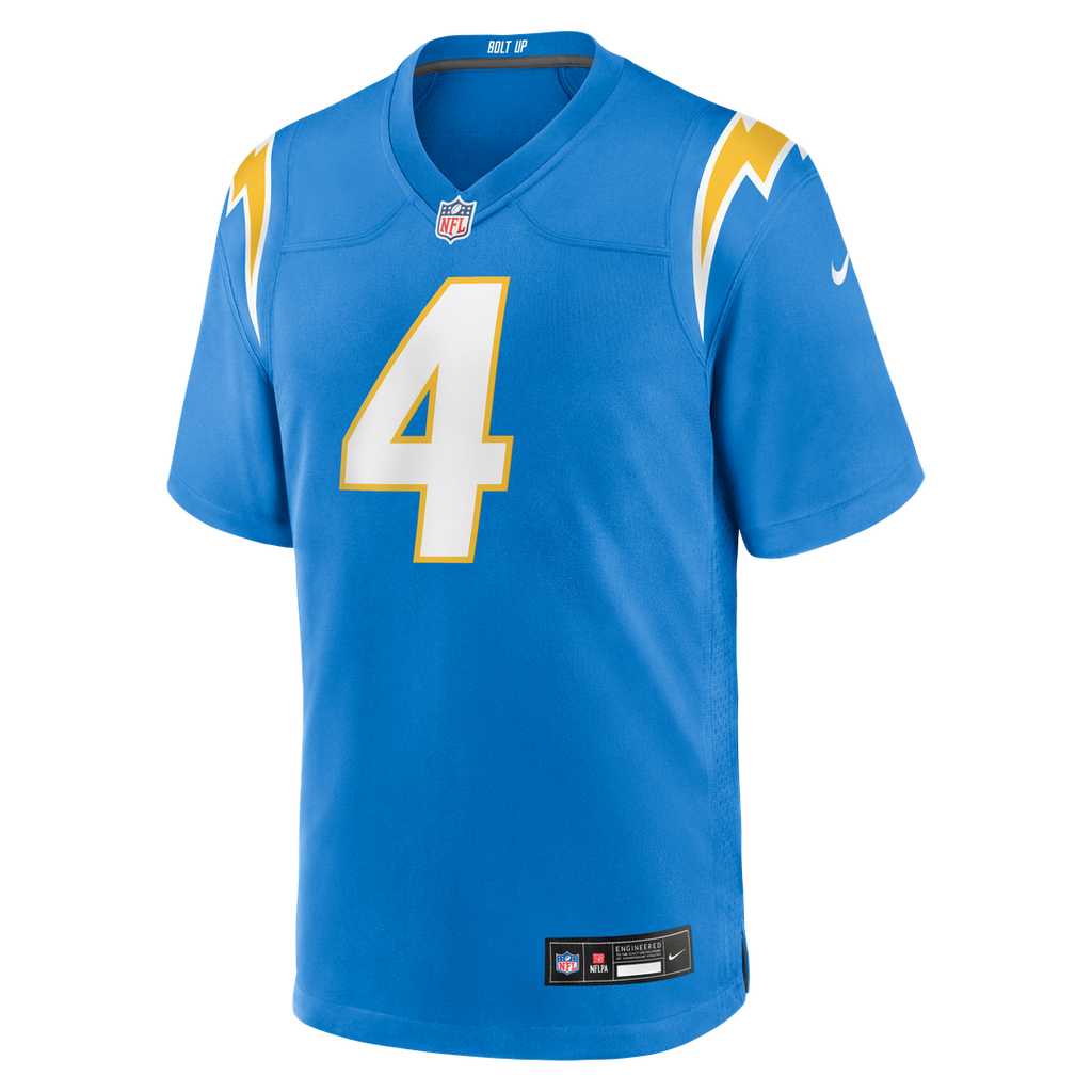 Los Angeles Chargers Tarheeb Still Nike Team Game Jersey - Powder Blue
