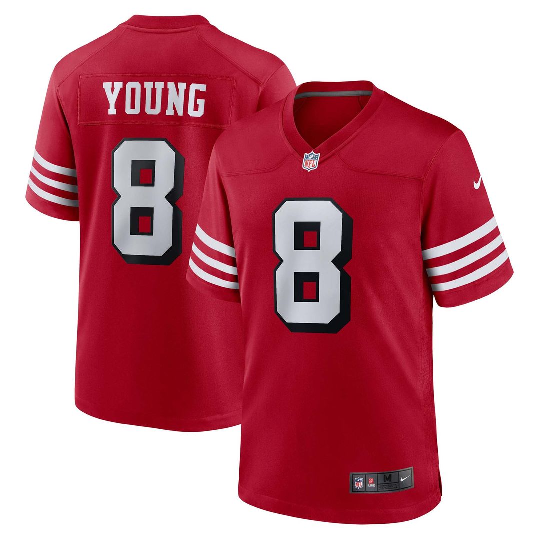 San Francisco 49ers Steve Young Nike Retired Player Alternate Game Jersey - Scarlet