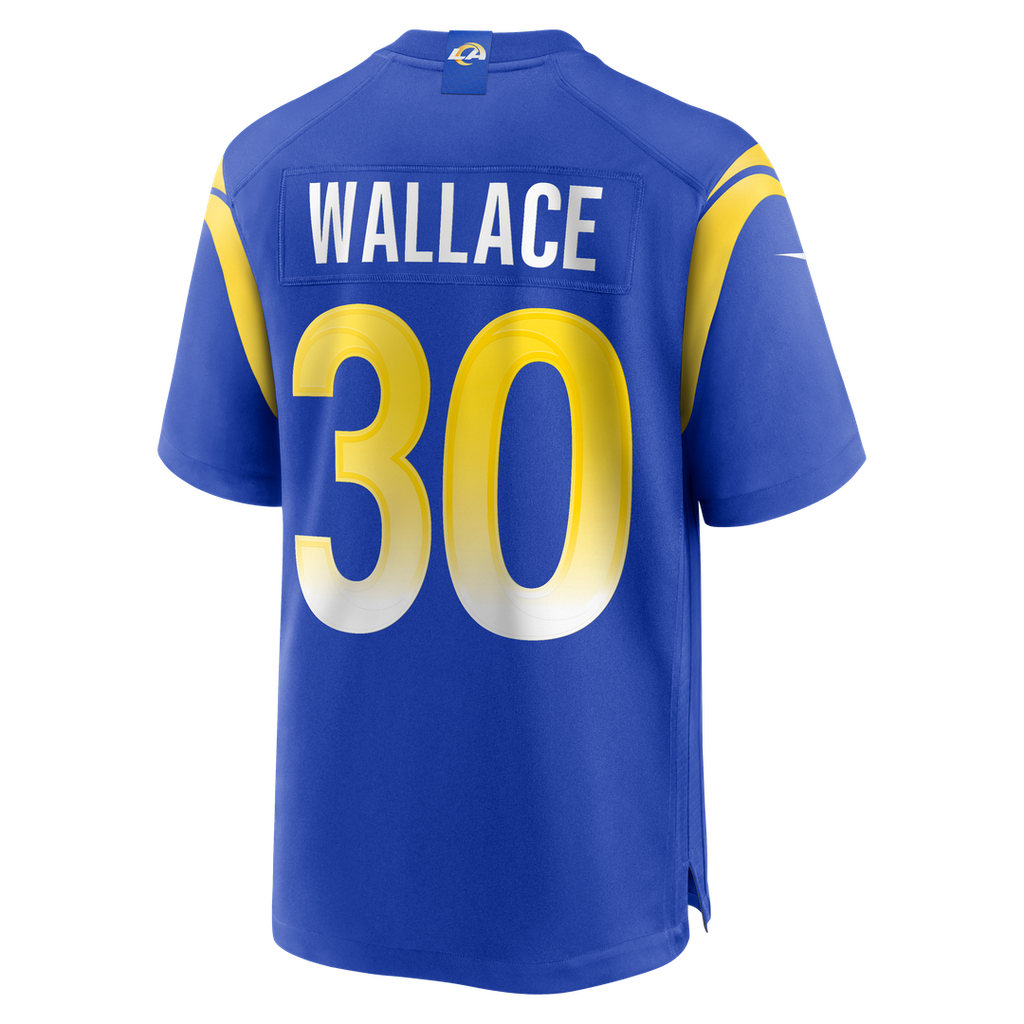 Los Angeles Rams Josh Wallace Nike Game Jersey - Royal