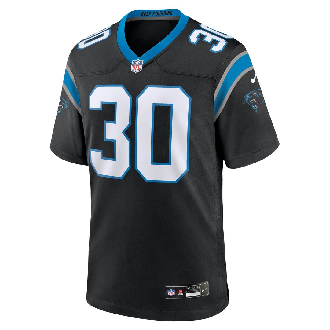Carolina Panthers Chuba Hubbard Nike Alternate Game Jersey - Blue