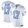 Buffalo Bills Josh Allen Nike Rivalries Collection Stitched Limited Jersey - White