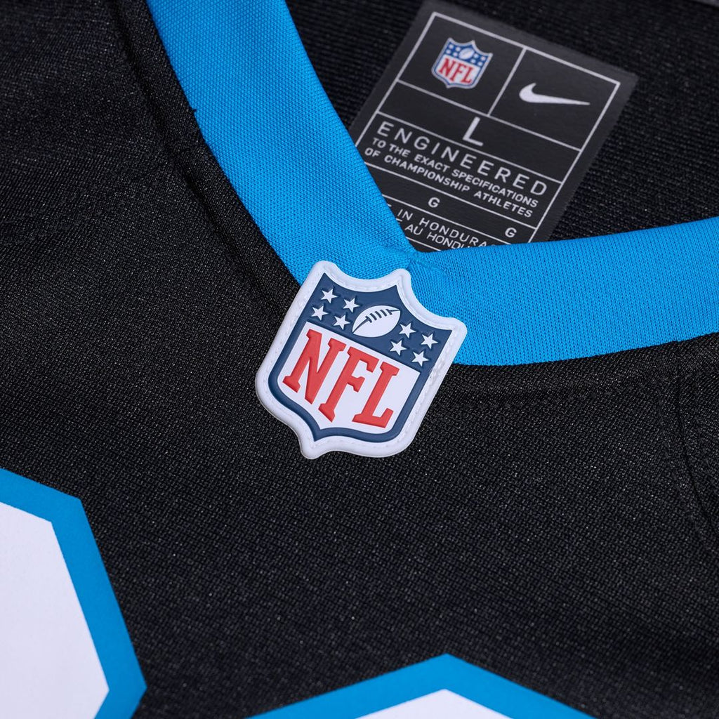 Carolina Panthers Chuba Hubbard Nike Team Game Jersey - Black
