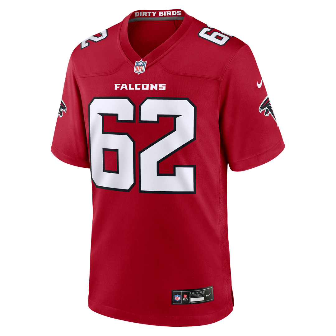 Atlanta Falcons Corey Levin Nike Team Game Jersey - Red
