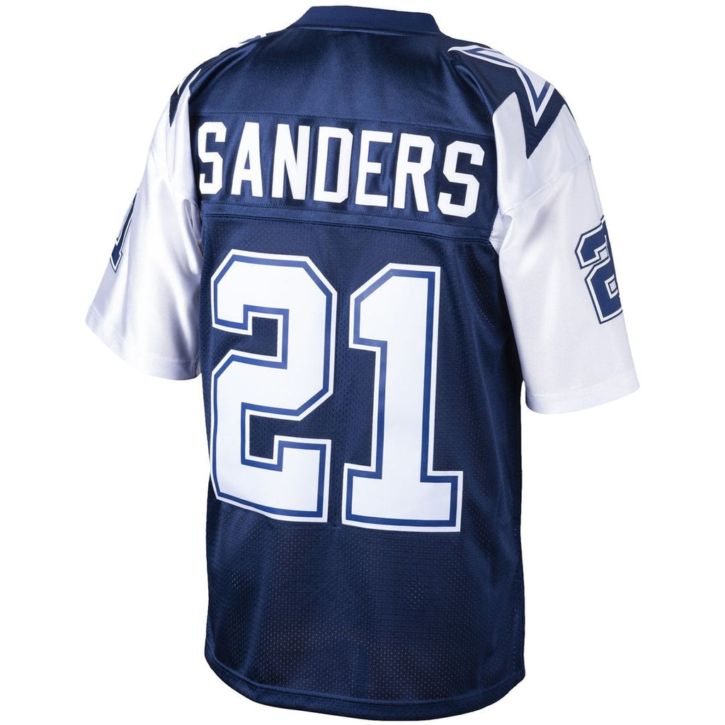 Dallas Cowboys Deion Sanders Mitchell & Ness Big & Tall 1995 Retired Player Replica Jersey - Navy