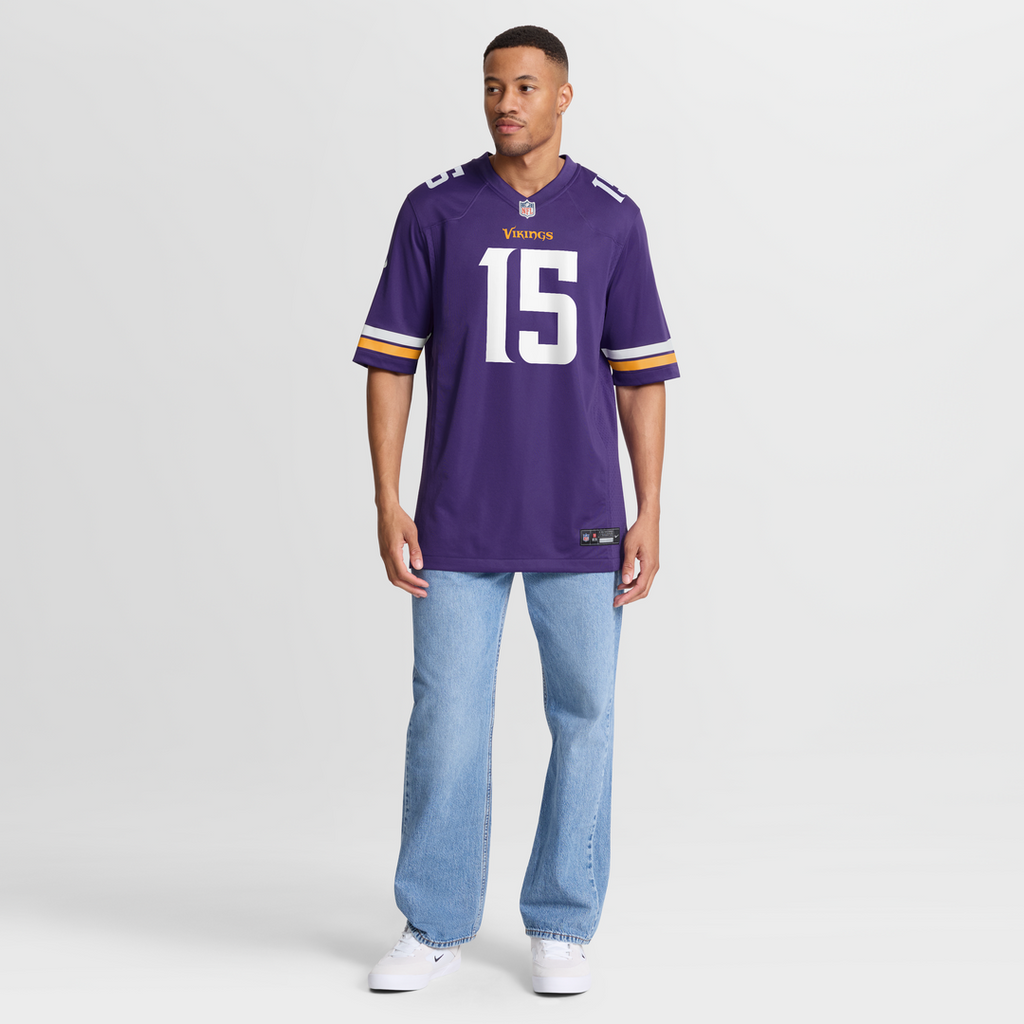 Minnesota Vikings Dallas Turner Nike Game Jersey - Purple