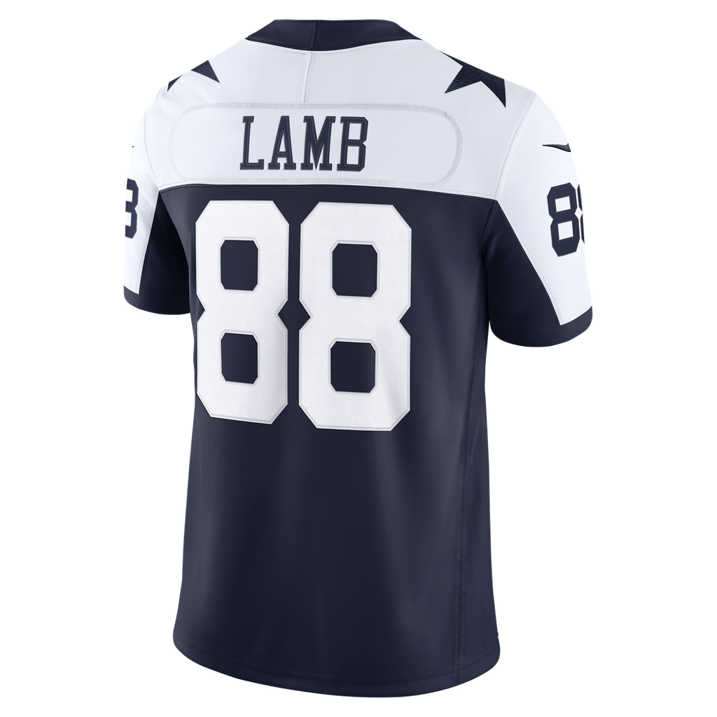 Dallas Cowboys CeeDee Lamb Nike Vapor F.U.S.E. Stitched Limited Jersey - White