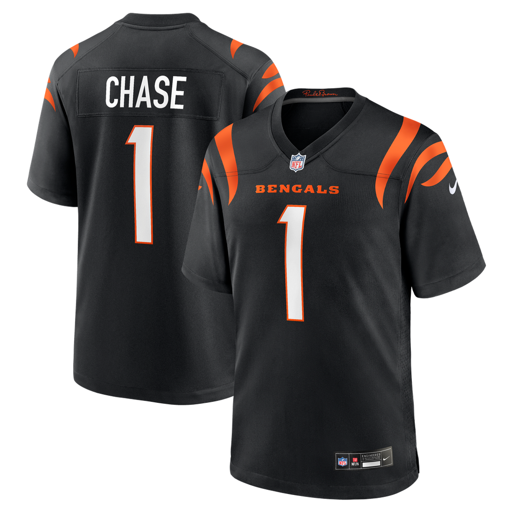 Cincinnati Bengals Ja'Marr Chase Nike Game Jersey - Black