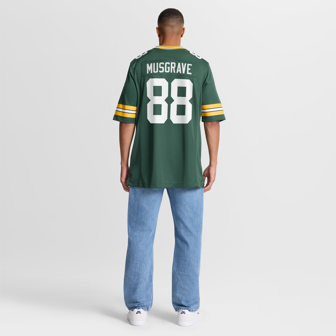 Green Bay Packers Luke Musgrave Nike Game Jersey - Green