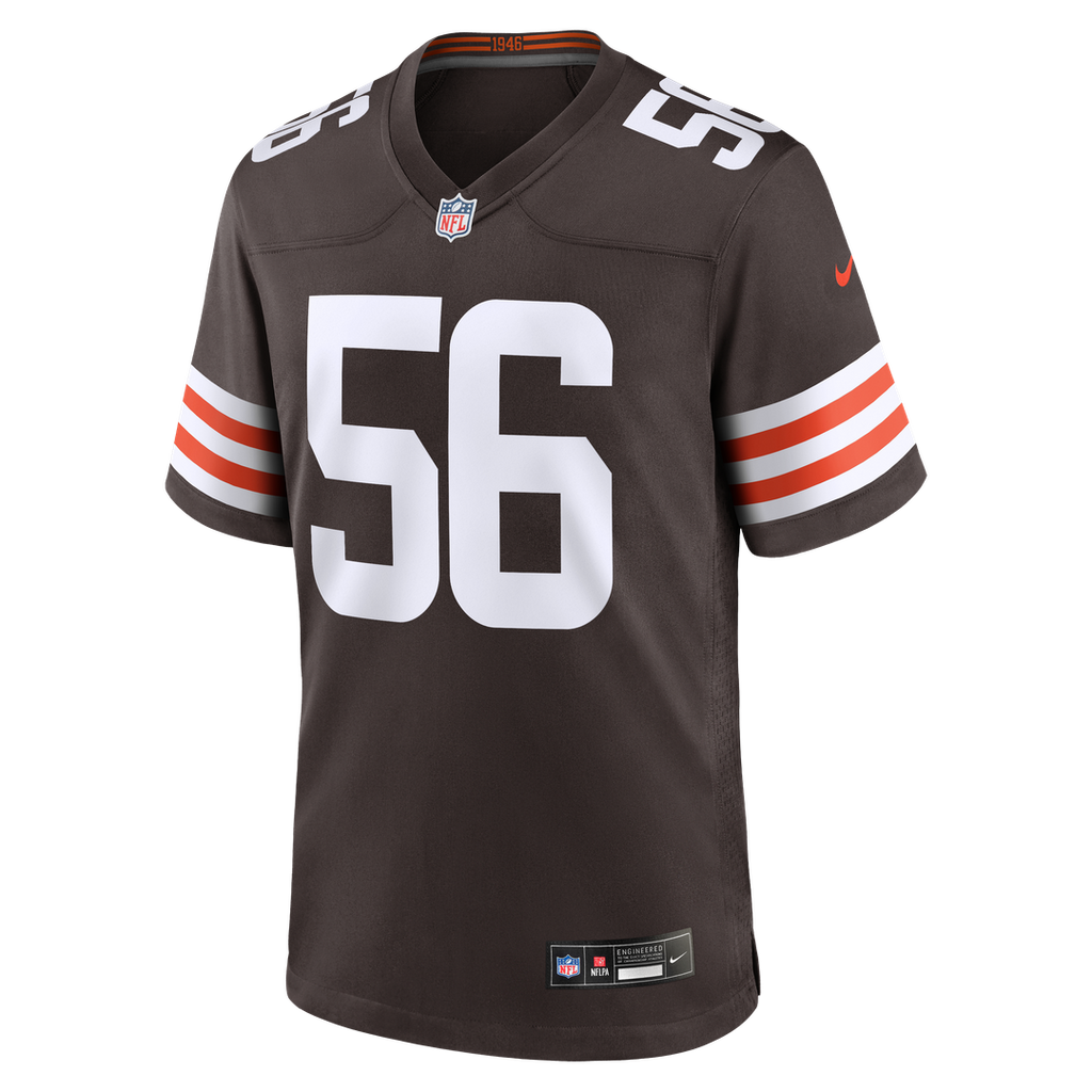 Cleveland Browns Luke Wypler Nike Team Game Jersey - Brown