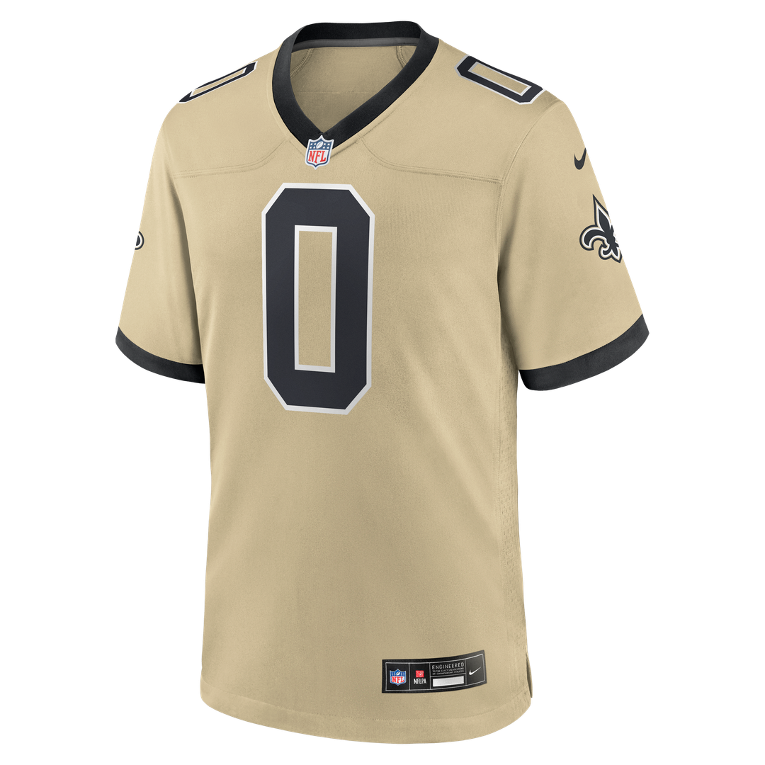 New Orleans Saints Jordyn Tyson Nike Alternate Game Jersey - Gold