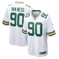 Green Bay Packers Lukas Van Ness Nike Game Jersey - White