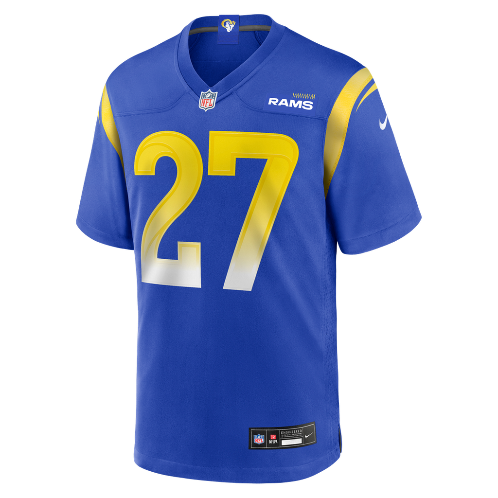 Los Angeles Rams Jarquez Hunter Nike Team Game Jersey - Royal