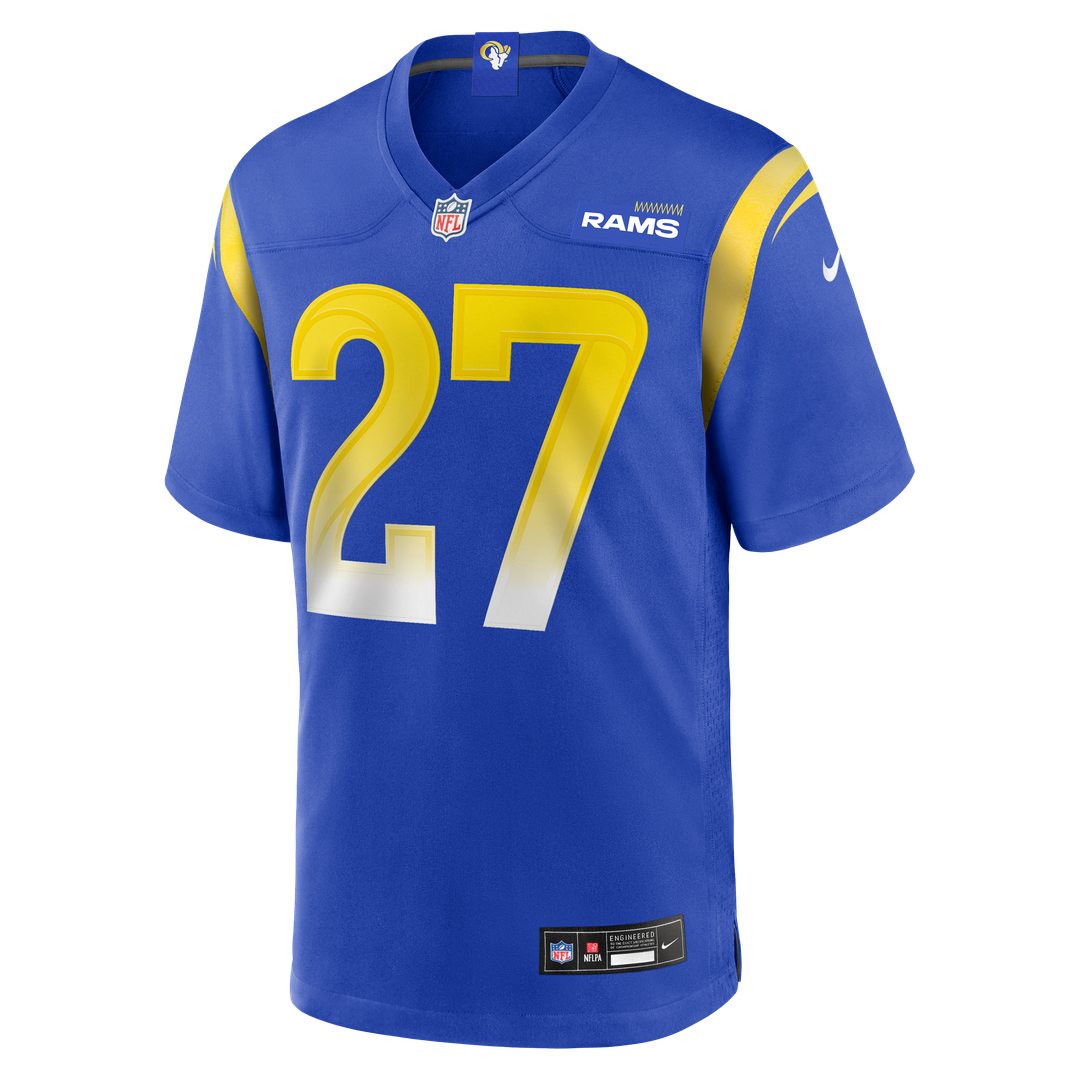 Los Angeles Rams Jarquez Hunter Nike Team Game Jersey - Royal